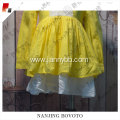 Baby yellow wel dresses wolf floral kids dress